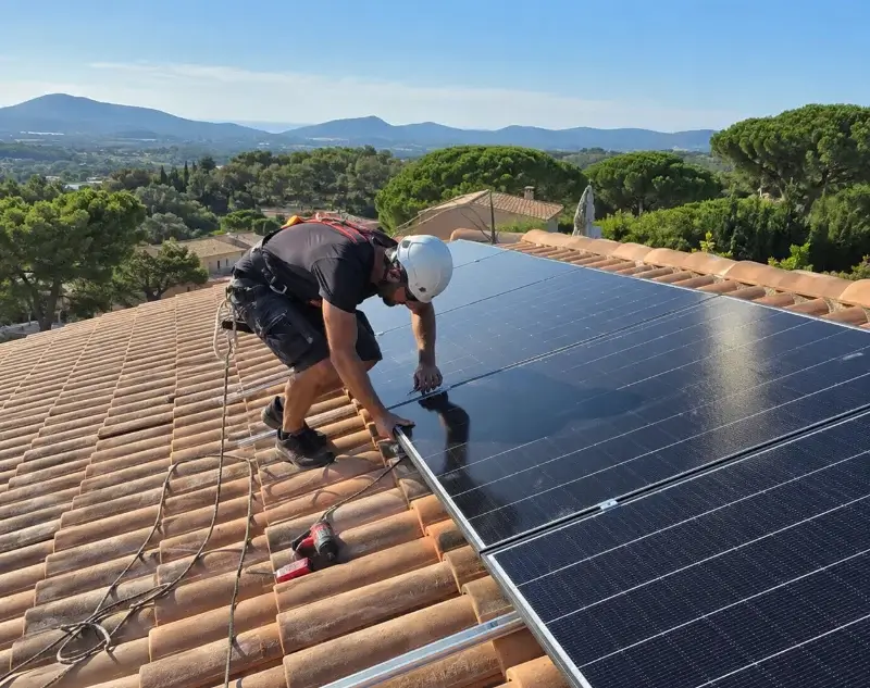 Installateur panneaux solaires Roquevidal — pose photovoltaïque sur toiture