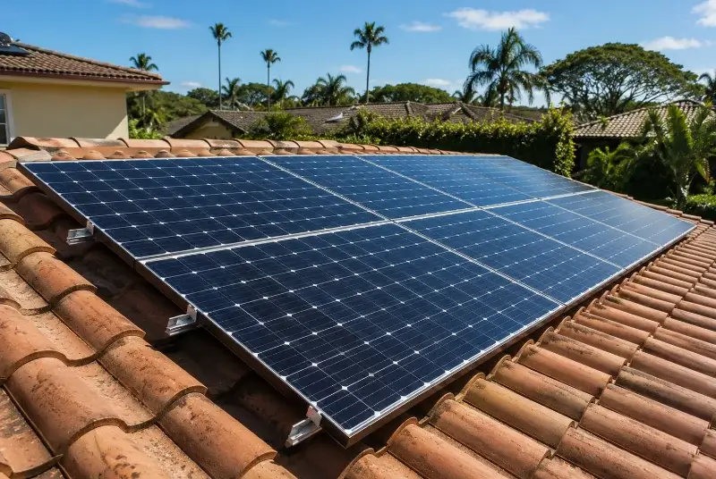 Installation de panneaux solaires à Roquevidal